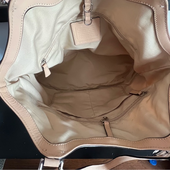 Coach Devon Pink and Cream Zebra Tote 2013 - Picture 12 of 15